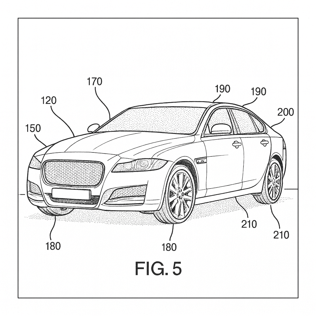 2020 Jaguar XF Prestige Sketch